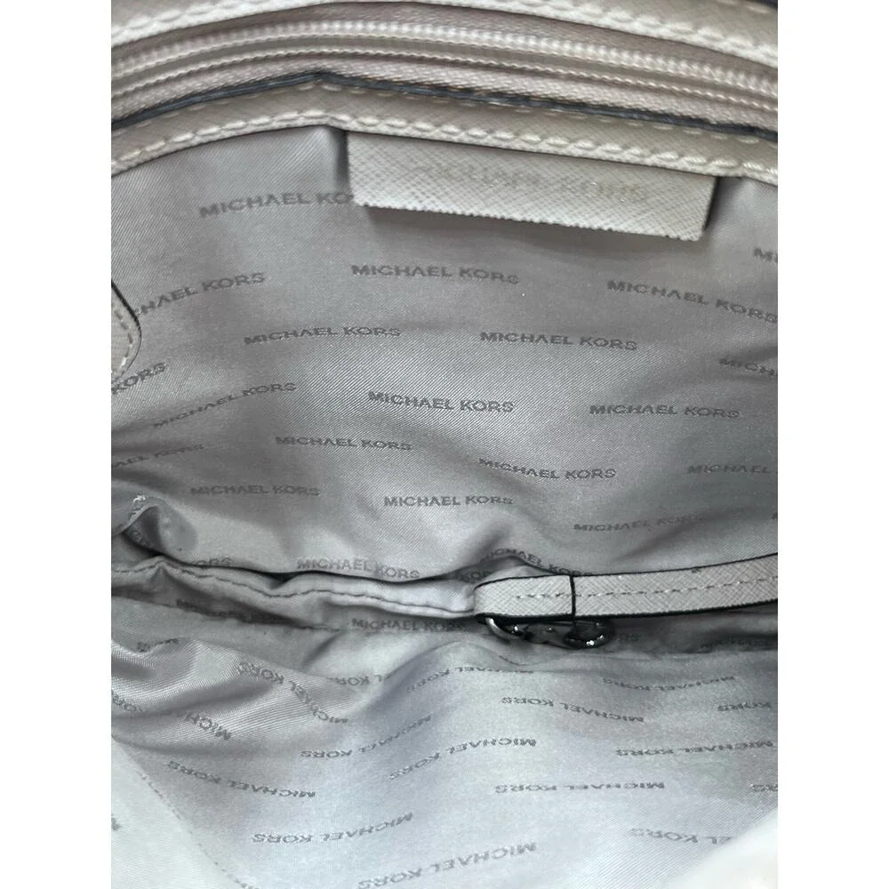 MICHAEL KORS Mercer Color-Block Saffiano Leather Large Convertible Tote Bag COA